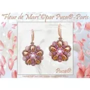 Perle di vetro Amos® by Puca® 5x8 mm - Ice Slushy Lime x10g