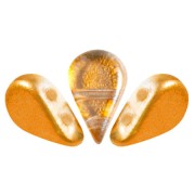 Perle di vetro Amos® di Puca® 5x8 mm - Ice Slushy Orange x10g|raw }}