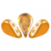 Perle di vetro Amos® di Puca® 5x8 mm - Ice Slushy Orange x10g