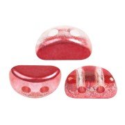 Perle in vetro Kos® par Puca® 6x3mm Ice Slushy Cherry x10g