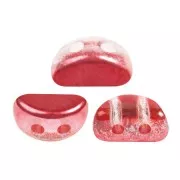 Perle in vetro Kos® par Puca® 6x3mm Ice Slushy Cherry x10g