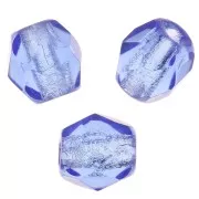 Sfaccettate mm. 3 Light Sapphire  x50