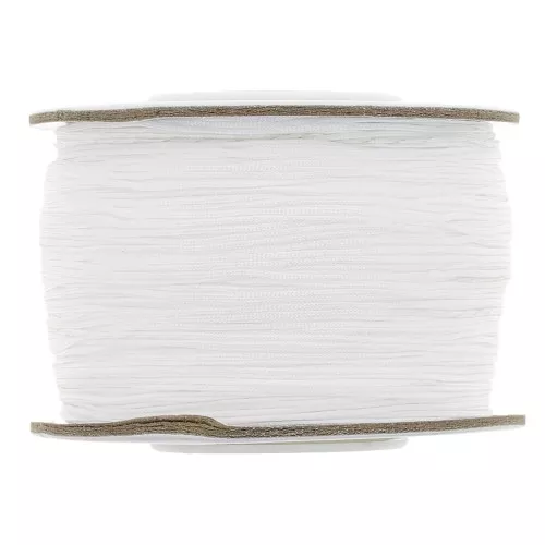 Filo di giada / Filo di nylon intrecciato 0,5 mm - Bianco x150 m