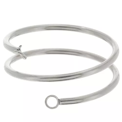 Anello 2 anelli aperti - Misura 57 - acciaio inox 304L x1
