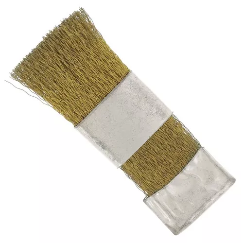 Spazzola in ottone 60x20 mm per la pulizia delle lime - Spazzola in ottone per la pulizia delle lime