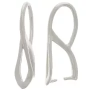 Gancio per pendente scavato 20 mm - Argento 925 x1