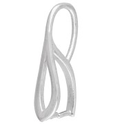Gancio per pendente scavato da 21 mm - Argento 925 x1