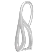 Gancio per pendente scavato da 21 mm - Argento 925 x1