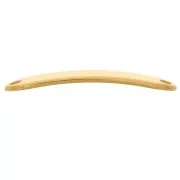 Distanziatore barra curva 36x7 mm per incisione - dorato oro fino x1