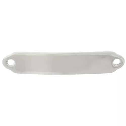 Distanziatore barra curva 36x7 mm da incidere - Placcatura argento fino antico x1
