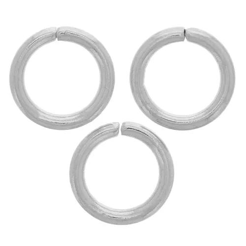 Anelli aperti 5x0,8 mm - Acciaio inox 316L x25