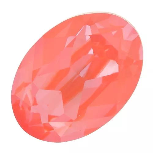 Cabochon PureCrystal 4120 ovale 14x10 mm - Crystal Orange Ignite x1