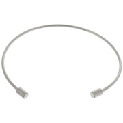 Bracciale sottile 1,7 mm con tubo svitabile - Acciaio inox 304 x17cm