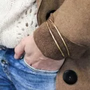 Filo duro rotondo 1,75 mm - Gold filled x25cm