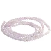 Perle sfaccettate rotonde da 2 mm - Kunzite x38cm