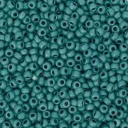 Perle di semi Preciosa 11/0 2 mm - Terra Metallic Matt - Turchese x20g