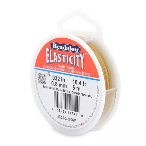 Elasticità 0,8 mm - Dorato satinato x5m