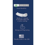 Cavetto 7 fili di filo 0,30 mm - Beadalon -Dorato x9,2m