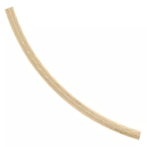 Perla tubolare curva 30x1,5 mm - Gold filled x1