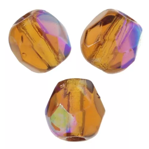 Sfaccettate mm. 3 Dark Topaz AB x50
