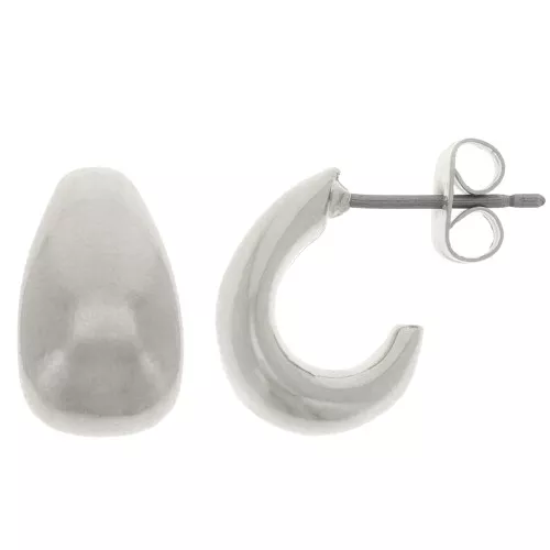 Orecchini 14x8 mm - Placcatura argento antico x2