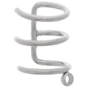 Anello per orecchie 11 mm con anello chiuso - Acciaio inossidabile 304 x1