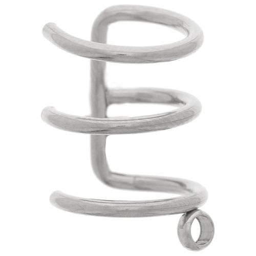 Anello per orecchie 11 mm con anello chiuso - Acciaio inossidabile 304 x1