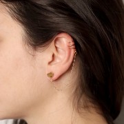 Anello per orecchie 11 mm con anello chiuso - Acciaio inossidabile 304 x1