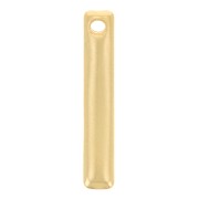 Ciondoli barra 18x3 mm - Dorato con oro fino x4|raw }}