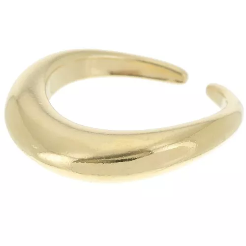 Anello grande irregolare - Misura 53 - Dorato oro fino x1