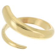 Anello aperto fine - Misura 55 - Dorato in oro fino x1|raw }}