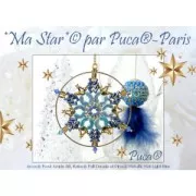 Arcos® di Puca® 5x10 mm Frost Royal Blue Capri Gold x10g