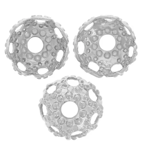 Coppette filigranate mm. 4 argento x20