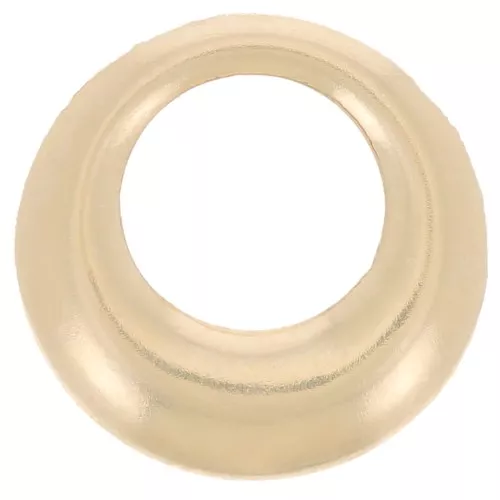 Elemento circolare scavato da incollare 10 mm - Gold filled x1