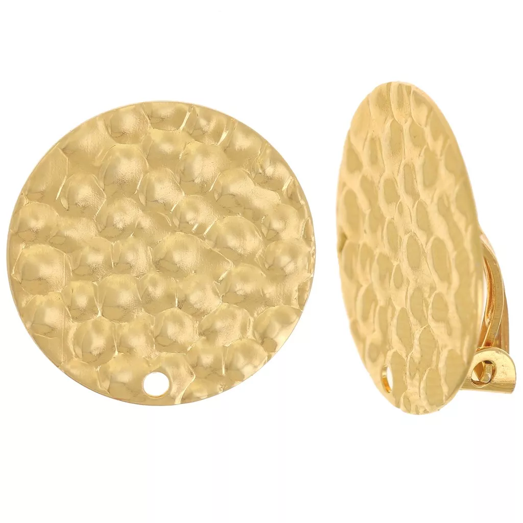 Orecchini A Clip Donna Senza Foro - Placcati Oro 18k Con Perla, Ipoallergenici In Acciaio Chirurgico, Cuscinetti Silicone