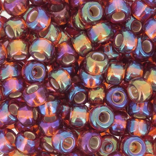 Rocaille Miyuki 6/0 1005 - Silver Lined Dark Topaz AB x8g