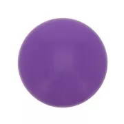 Cabochon rotondo in resina opaca 10 mm - Viola x1