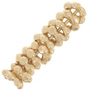 Perla fiore rotonda 5 mm - Placcato oro 3 micron x1