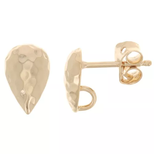 Hanaoops Orecchini A Cerchio Geometrici Donna – Doppio Cerchio Pendenti – Placcati In Oro 14K – Ipoallergenici, Anallergici – Idea Regalo