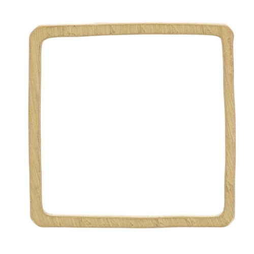 Anello di montaggio e tessitura quadrato da 14 mm - Ottone grezzo x1