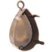 Castone pendente per cabochon PureCrystal 4320 18x13 mm - Bronzo x1