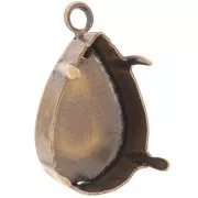 Castone pendente per cabochon PureCrystal 4320 18x13 mm - Bronzo x1