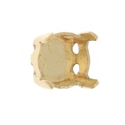 Castone per cabochon 6 mm PureCrystal 1028 - 1088 - 1122 - Dorato x1