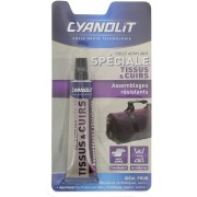 Colla Cyanolit - Colla acrilica per tessuti e pelli - Trasparente x30ml