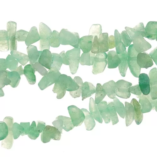 Perle chips 5 - 8 mm pietra semi preziosa - Avventurina x80cm