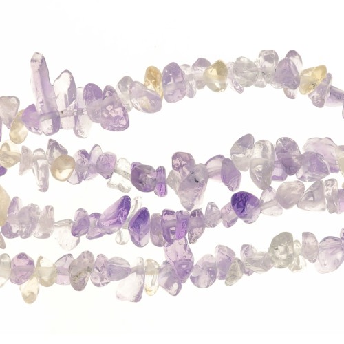 Perle chips 5 - 8 mm pietre semi preziose - Ametrina x80cm