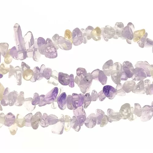 Perle chips 5 - 8 mm pietre semi preziose - Ametrina x80cm