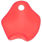 Petali di fiori acrilici da 15 mm con effetto smerigliato - Rosso x15|raw }}