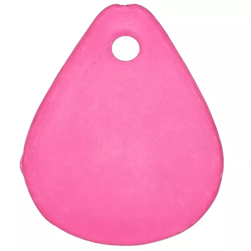 Petali di fiori acrilici 17x14 mm con effetto smerigliato - Fucsia x15