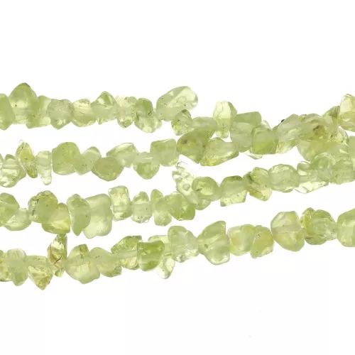 Perle chips 3-5 mm pietra semi preziosa - Peridoto x78cm